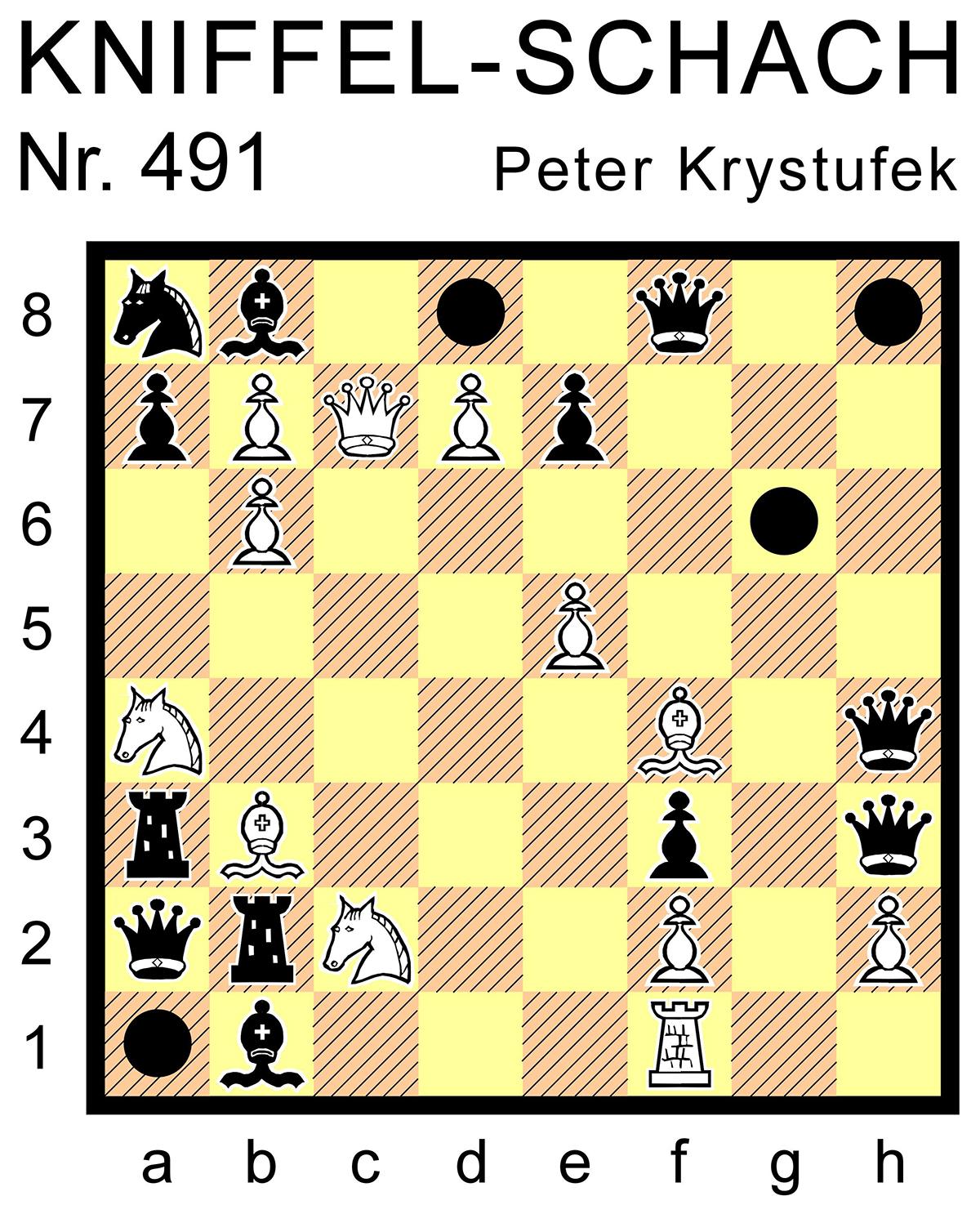 491-Diagramm- Kniffel-Schach Nr. 491