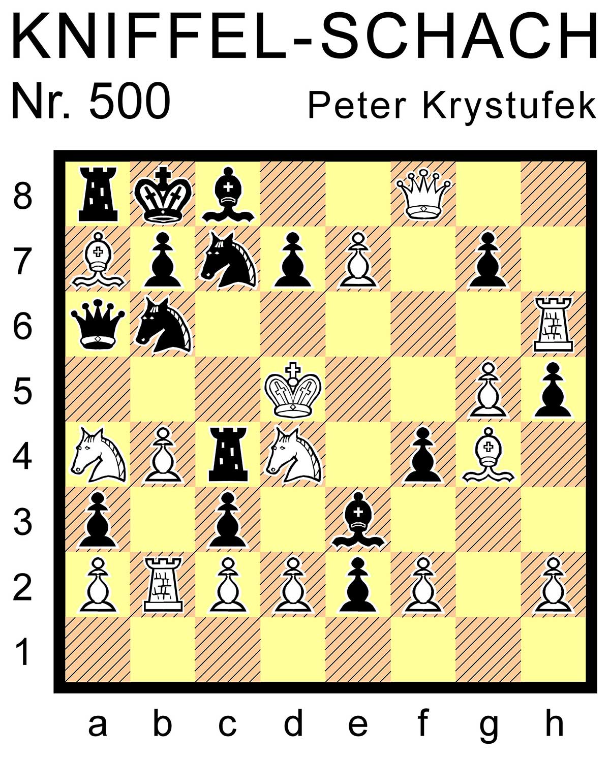 500-Diagramm- Kniffel-Schach Nr. 500