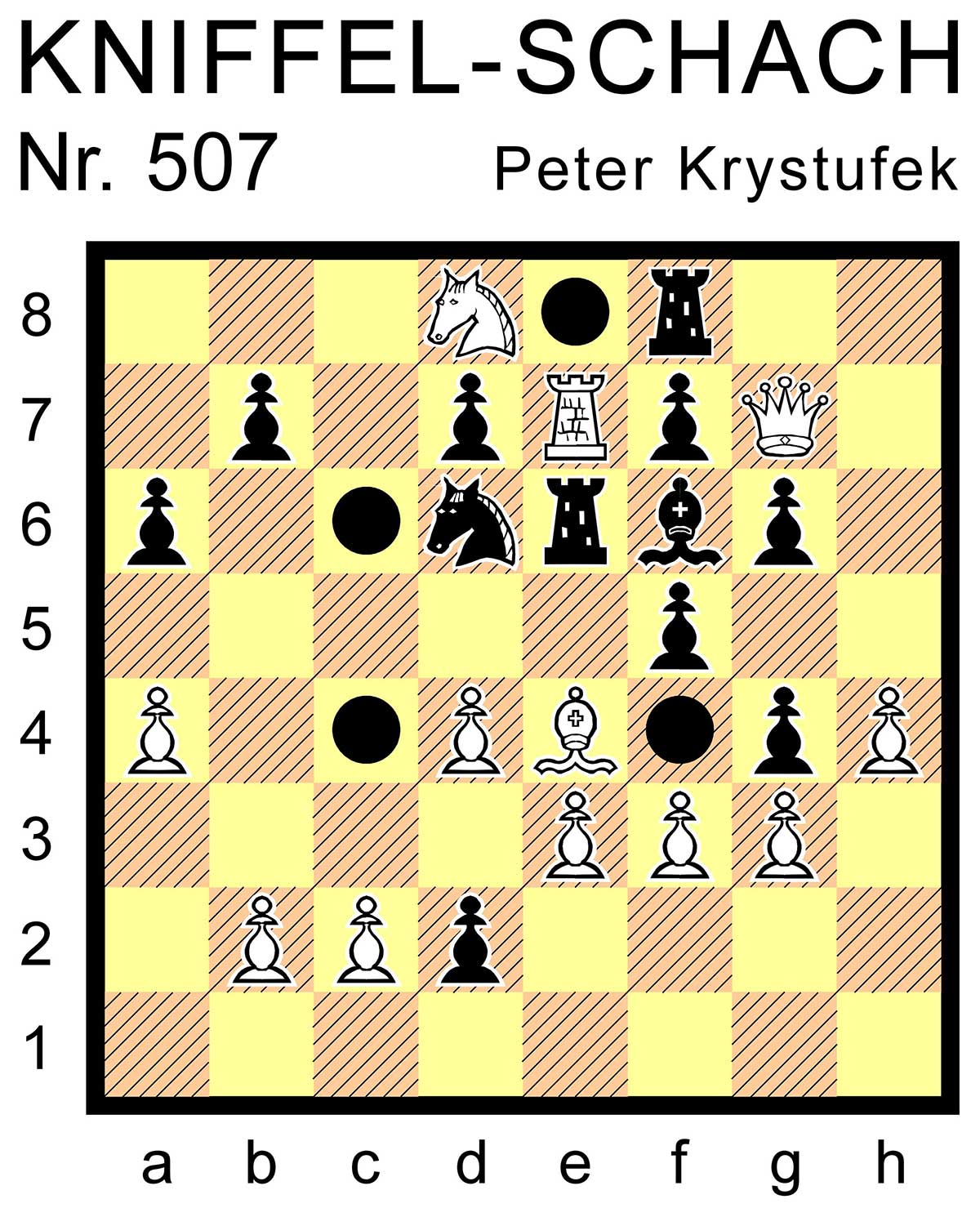 507-Diagramm- Kniffel-Schach Nr. 507