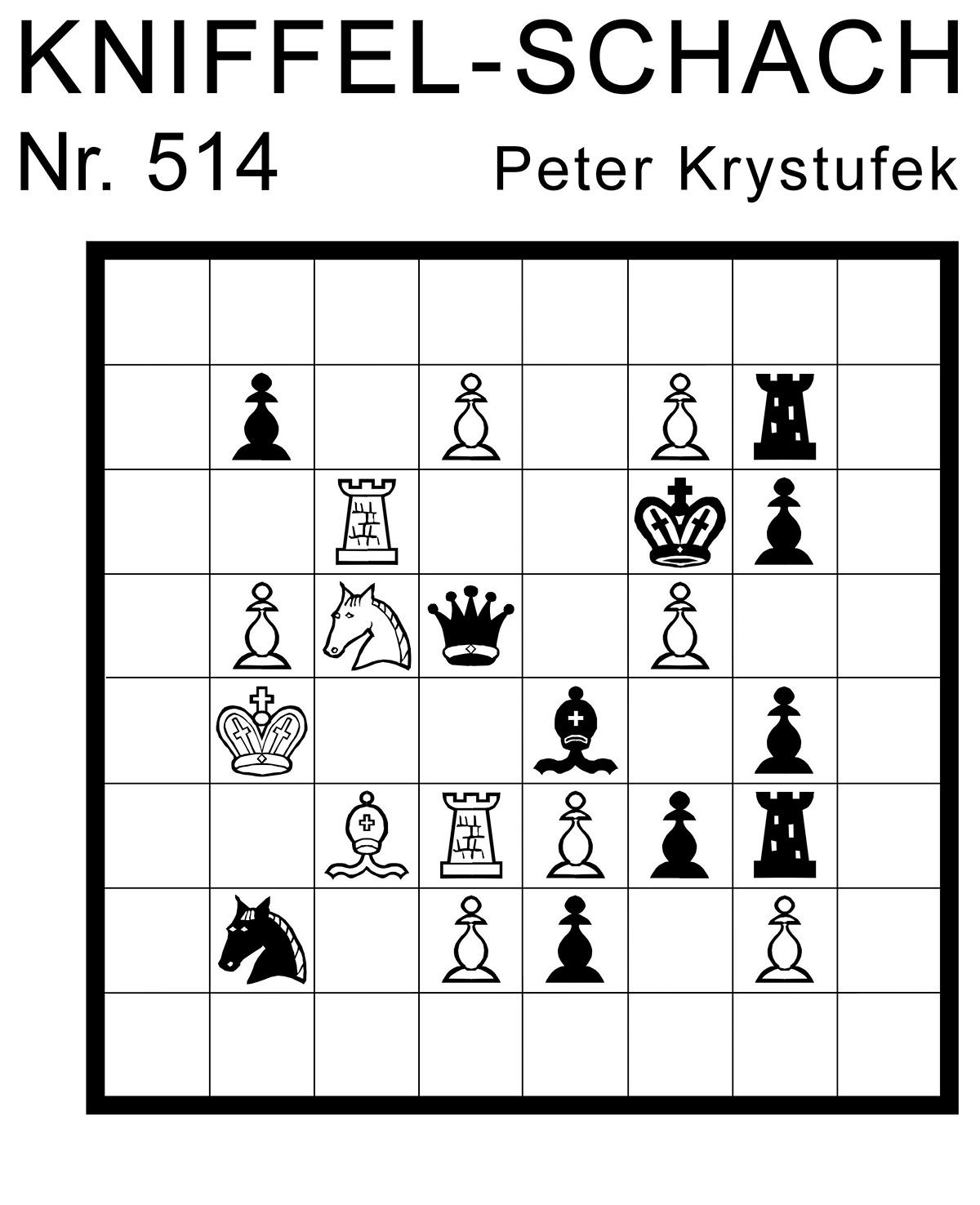 514-Diagramm- Kniffel-Schach Nr. 514